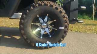 M1S4+2FF Memperkenalkan Desain Baru Kereta Golf 6 Tempat Duduk Listrik Dengan Baterai 48v Dengan Sertifikasi Ce Untuk Anda