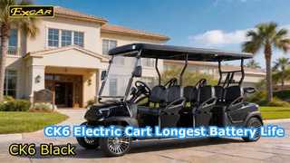 Kereta Golf Listrik Hitam CK6