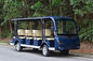 Mini Electric Golf Carts 14 Passengers Electric Sightseeing Car Blue Color